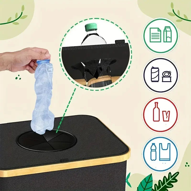 Avtoit | 2in1 Foldable Storage Bag for Plastic Waste or Deposit Bottles