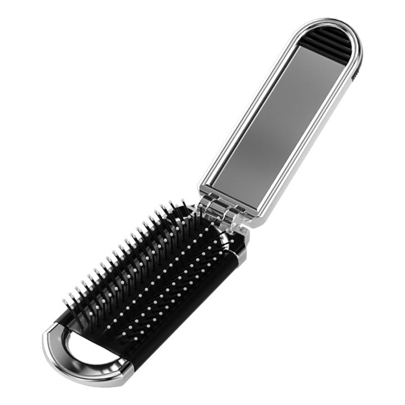 Avtoit | MirrorFlex Travel Mirror Hair Brush | Foldable & Compact | Practical Styling on the Go