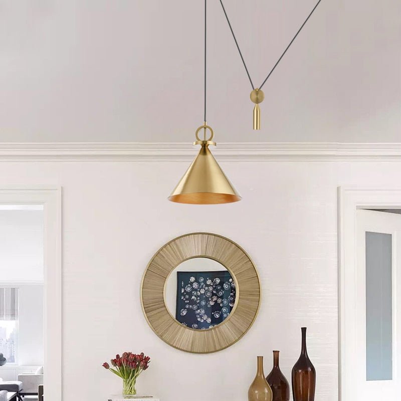 Avtoit | LuxeBalance – Modern Copper Ceiling Lamp