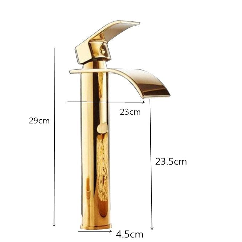 Avtoit | Vanity faucet waterfall faucet brass vanity faucet mixer tap