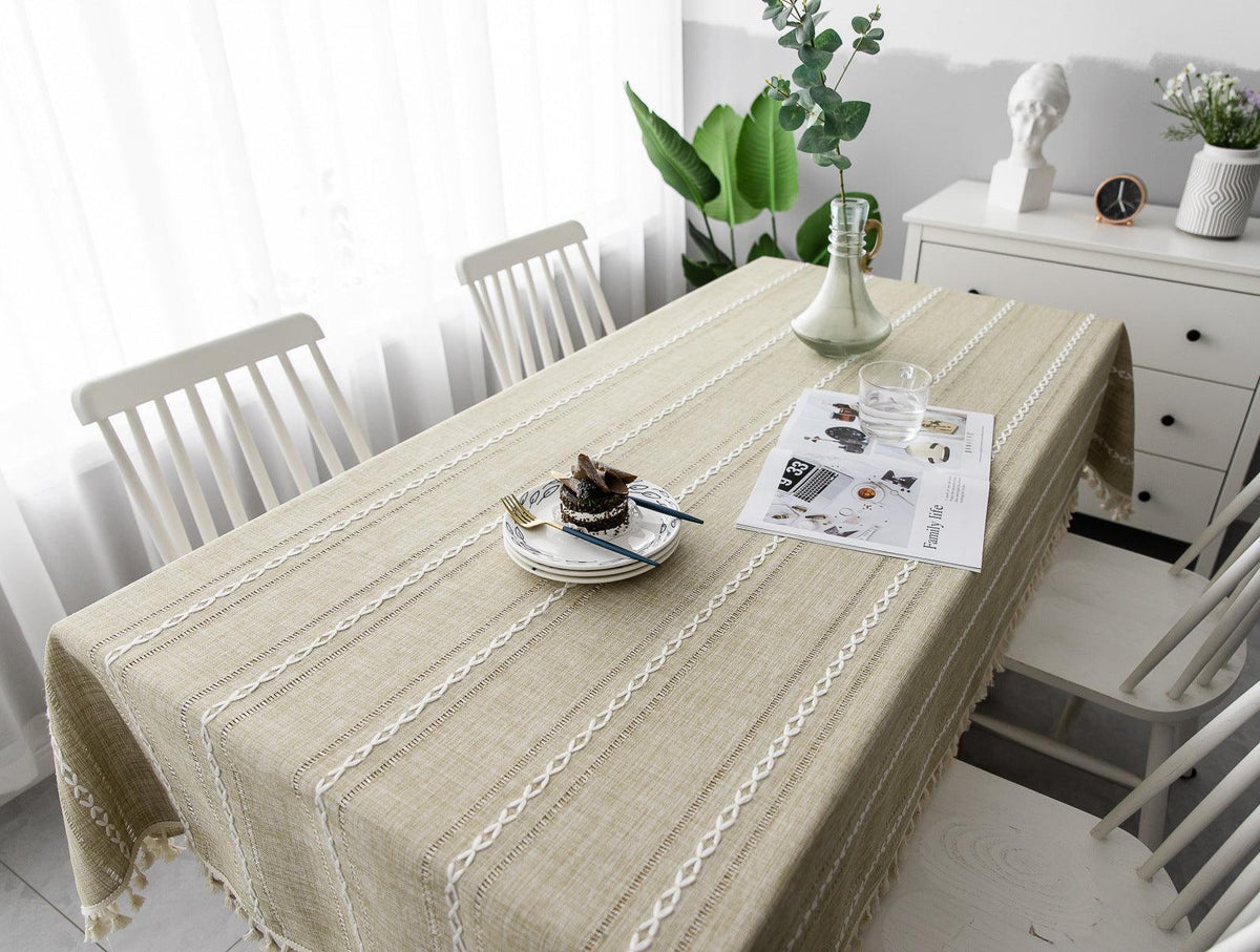 Avtoit | Batillo Linen Tablecloth | Tablecloth, Indoor & Outdoor