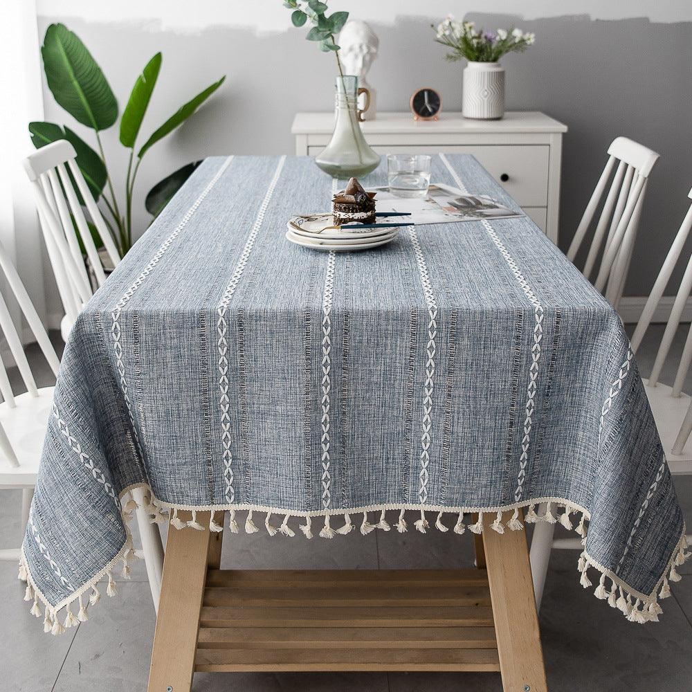 Avtoit | Batillo Linen Tablecloth | Tablecloth, Indoor & Outdoor
