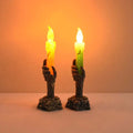 Avtoit | Halloween Ghost Hand Electronic Skeleton Candle Halloween Party Bar Props Decoration Glitter Lamp
