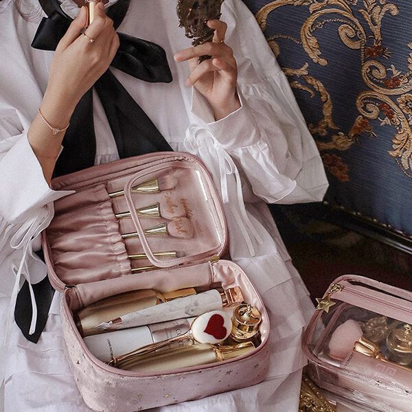 Avtoit | Large capacity velvet cosmetic bag + wash bag