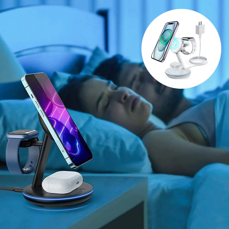 Avtoit | Folding magnetic 3-in-1 wireless charger
