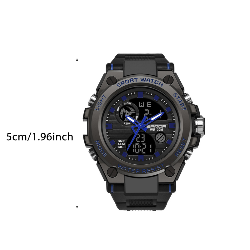 Avtoit | Men's Double Display Waterproof Luminous Watch