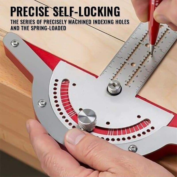 Avtoit | Ultra Precision Marking Ruler Square T Type Woodworking Scriber Measuring Tool