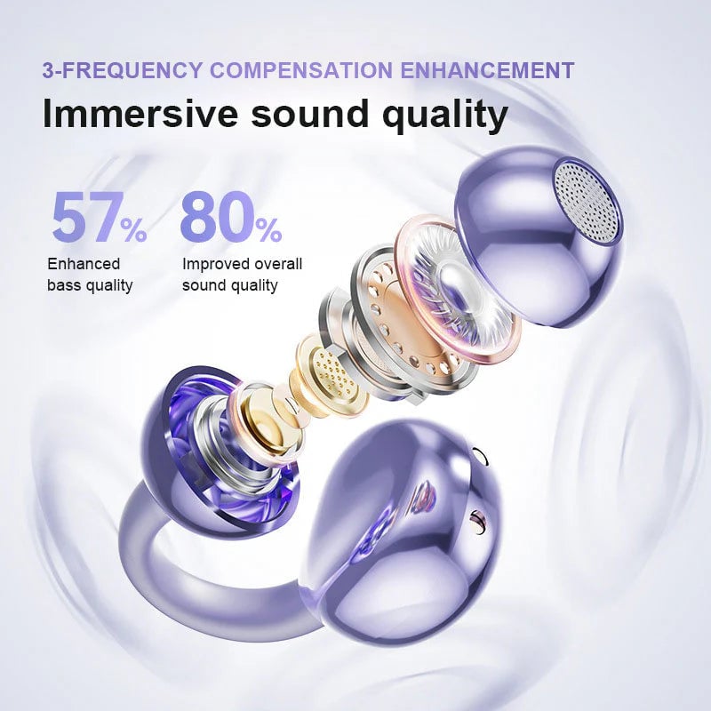 Avtoit | AI Translation Open Ear Clip Bluetooth Headphones