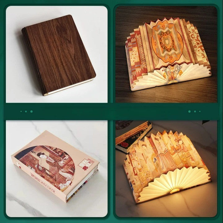 Avtoit | Story Teller Artistic Foldable Book Desk Night Lamp