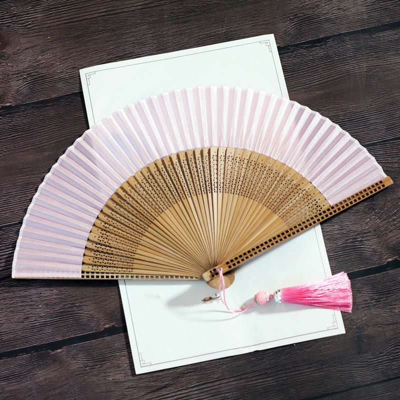 Avtoit | Hand fan made of bamboo silk