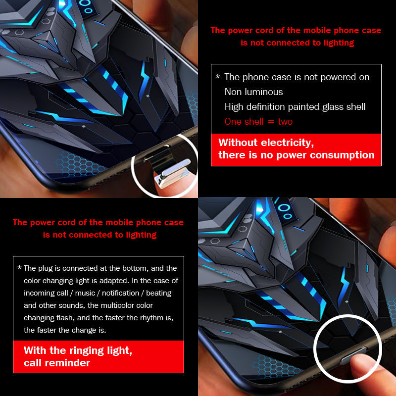 Avtoit | Cool Mecha Apple Smart Flash Phone Case