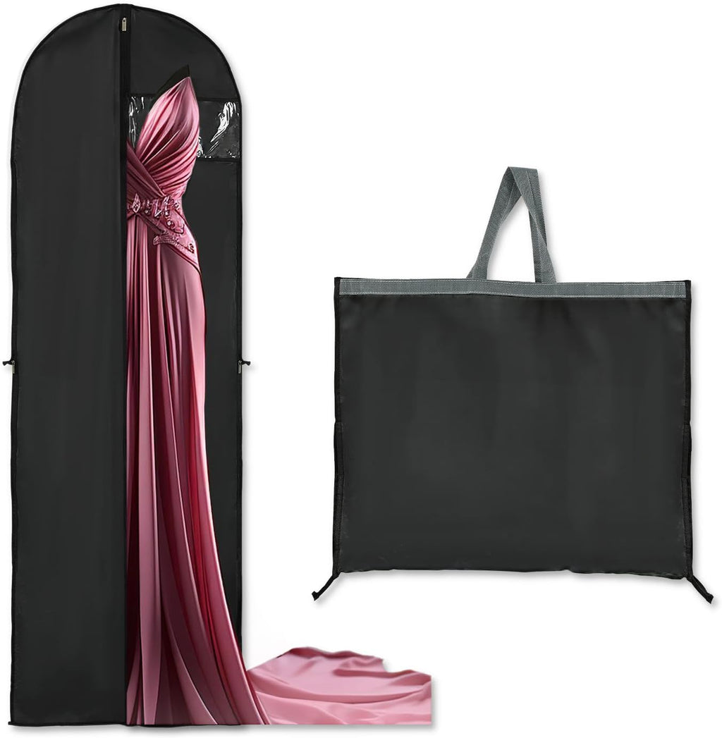Avtoit | Long Garment Storage Cover – 180cm Dress Bag with Zipper & Window (Buy 1, Get 1 FREE)