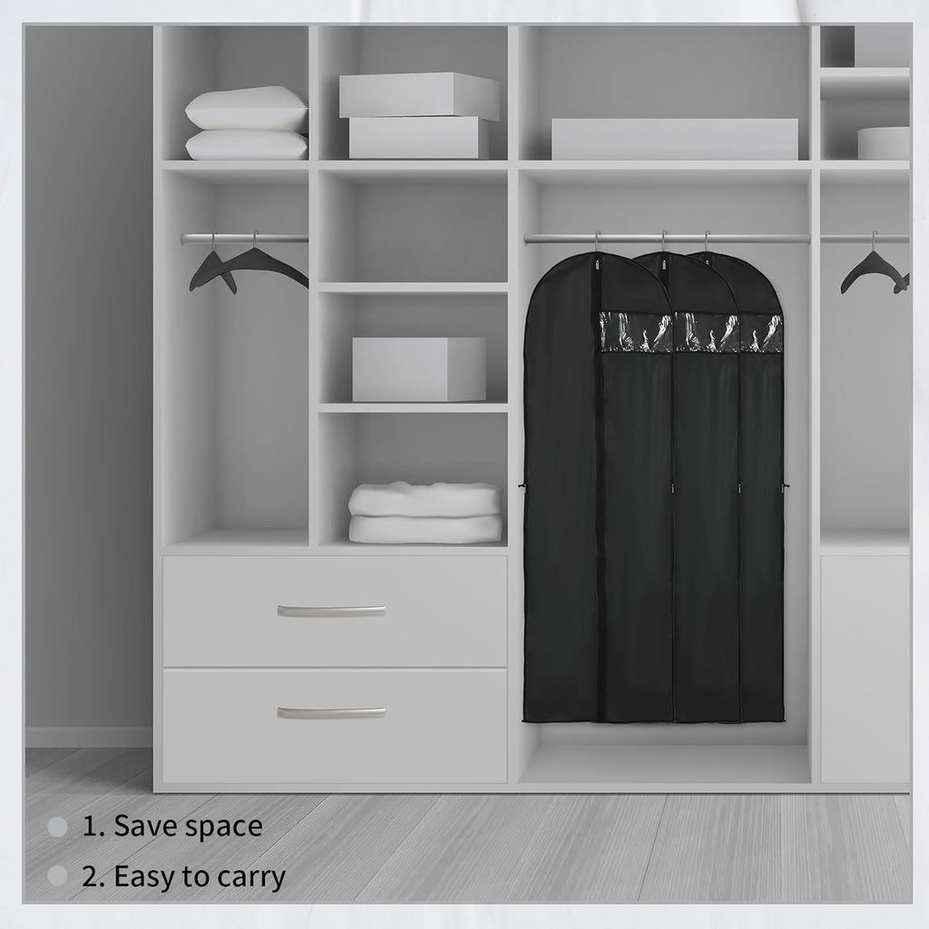 Avtoit | Long Garment Storage Cover – 180cm Dress Bag with Zipper & Window (Buy 1, Get 1 FREE)