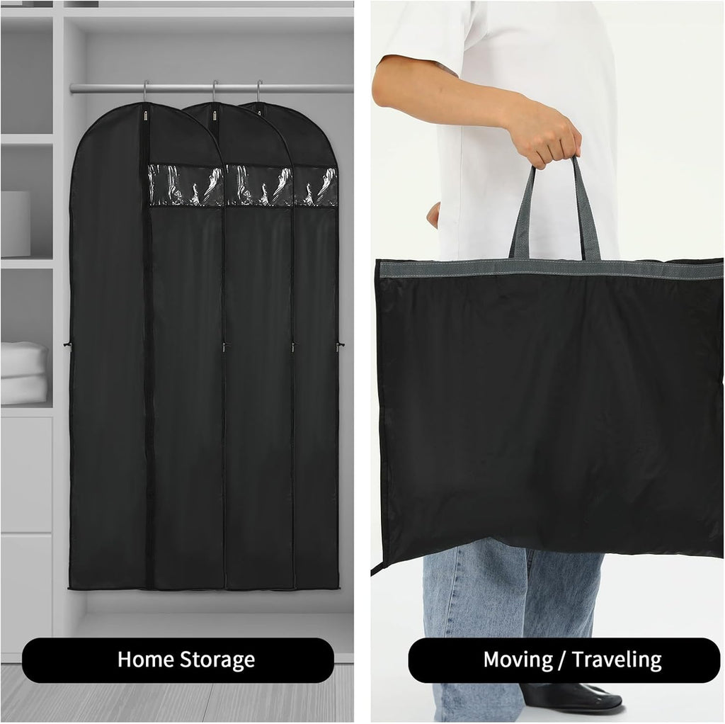 Avtoit | Long Garment Storage Cover – 180cm Dress Bag with Zipper & Window (Buy 1, Get 1 FREE)