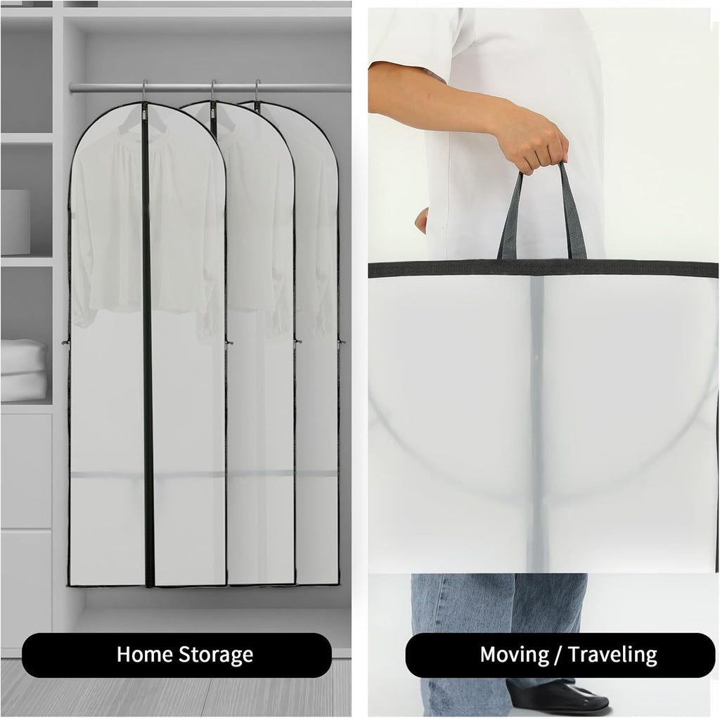 Avtoit | Long Garment Storage Cover – 180cm Dress Bag with Zipper & Window (Buy 1, Get 1 FREE)