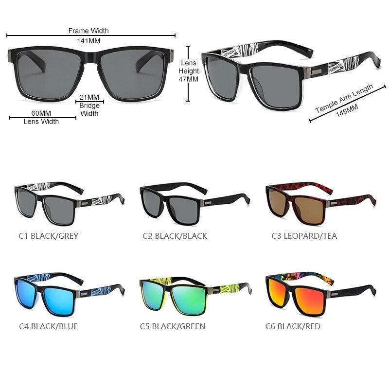 Avtoit | Square Frame Retro Sunglasses Unisex Polarized Sunglasses