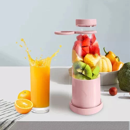 Avtoit | Compact Portable Smoothie Blender with Fruit Container and Drinking Lid