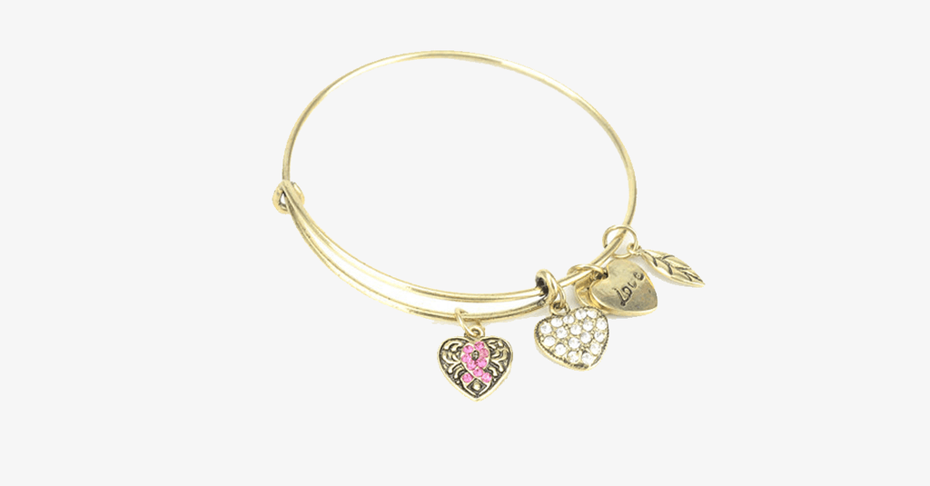 Avtoit | Pink Ribbon Charm Bracelet