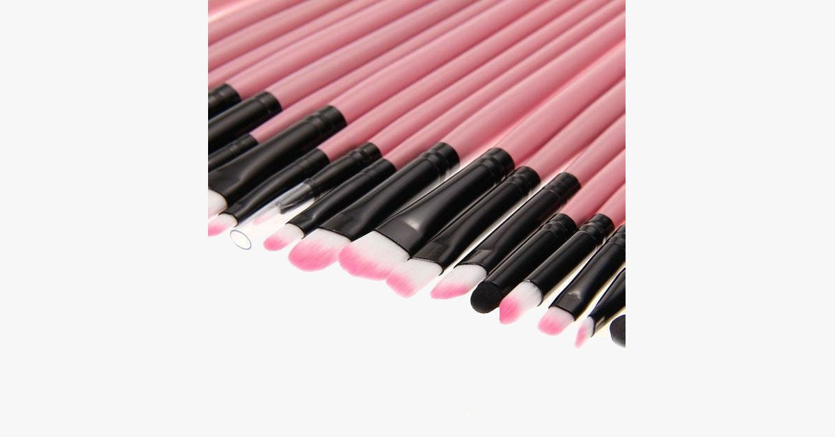 Avtoit | 32-piece Professional Pink Makeup Brush Set