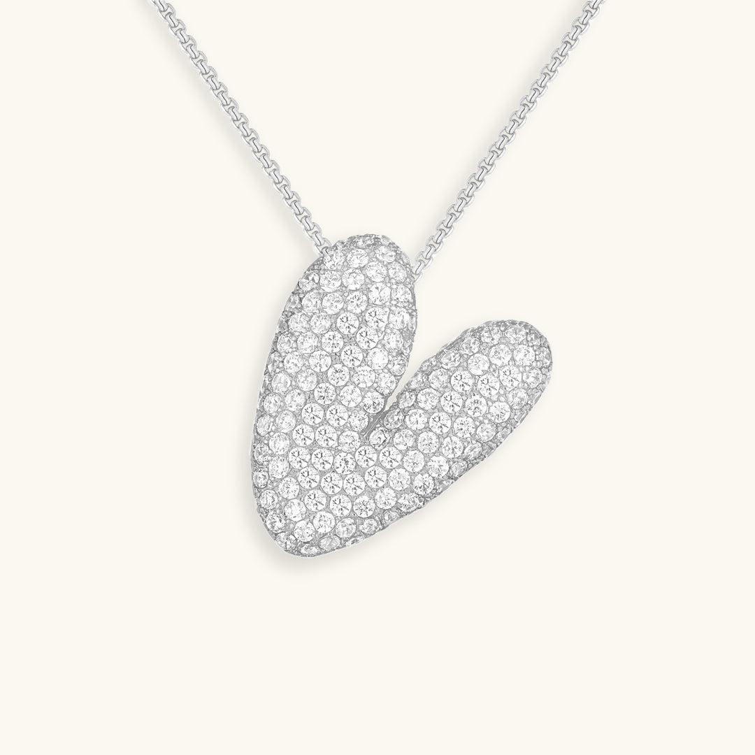 Avtoit | Bubble Initial-Diamond-Necklace