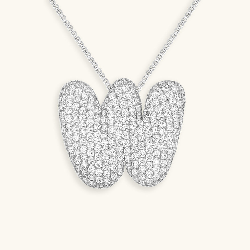 Avtoit | Bubble Initial-Diamond-Necklace