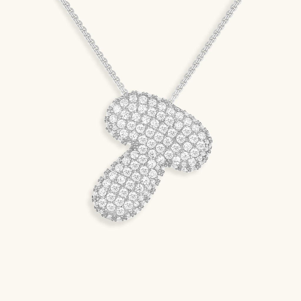 Avtoit | Bubble Initial-Diamond-Necklace