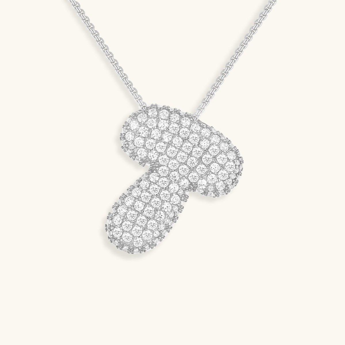 Avtoit | Bubble Initial-Diamond-Necklace