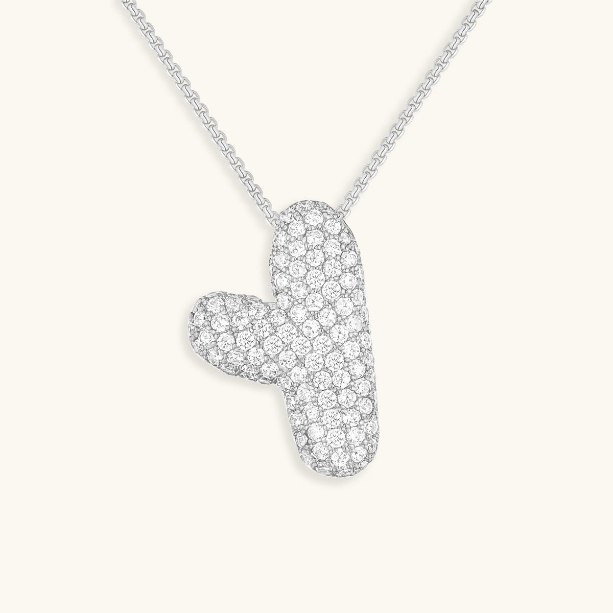 Avtoit | Bubble Initial-Diamond-Necklace