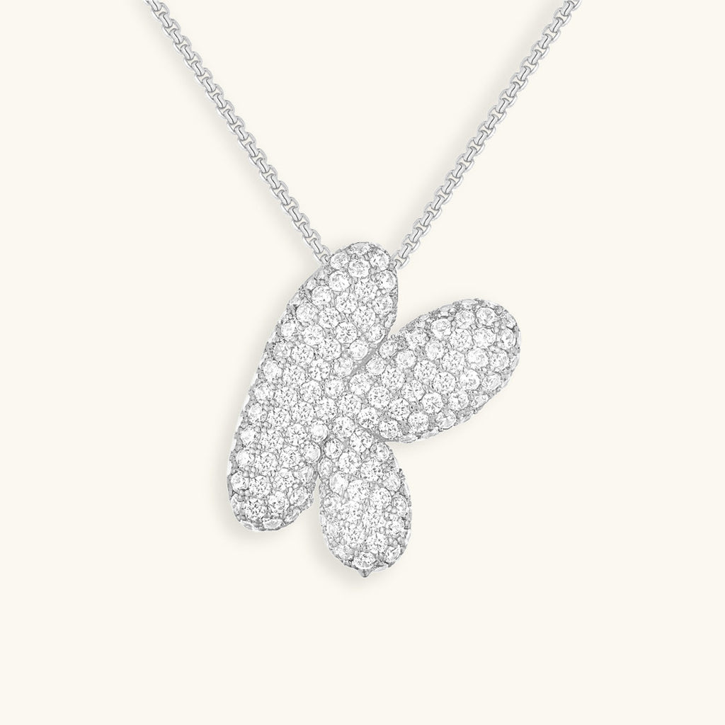 Avtoit | Bubble Initial-Diamond-Necklace