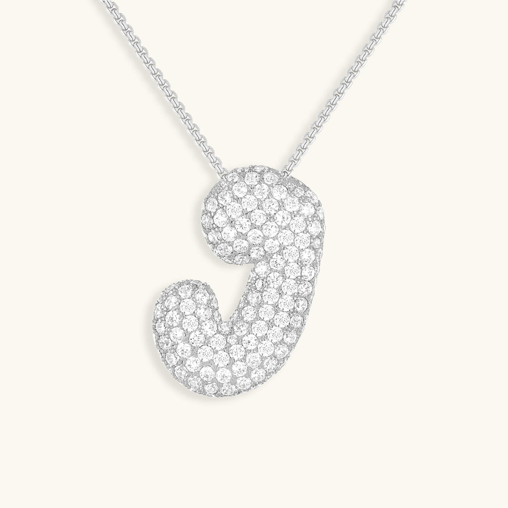 Avtoit | Bubble Initial-Diamond-Necklace