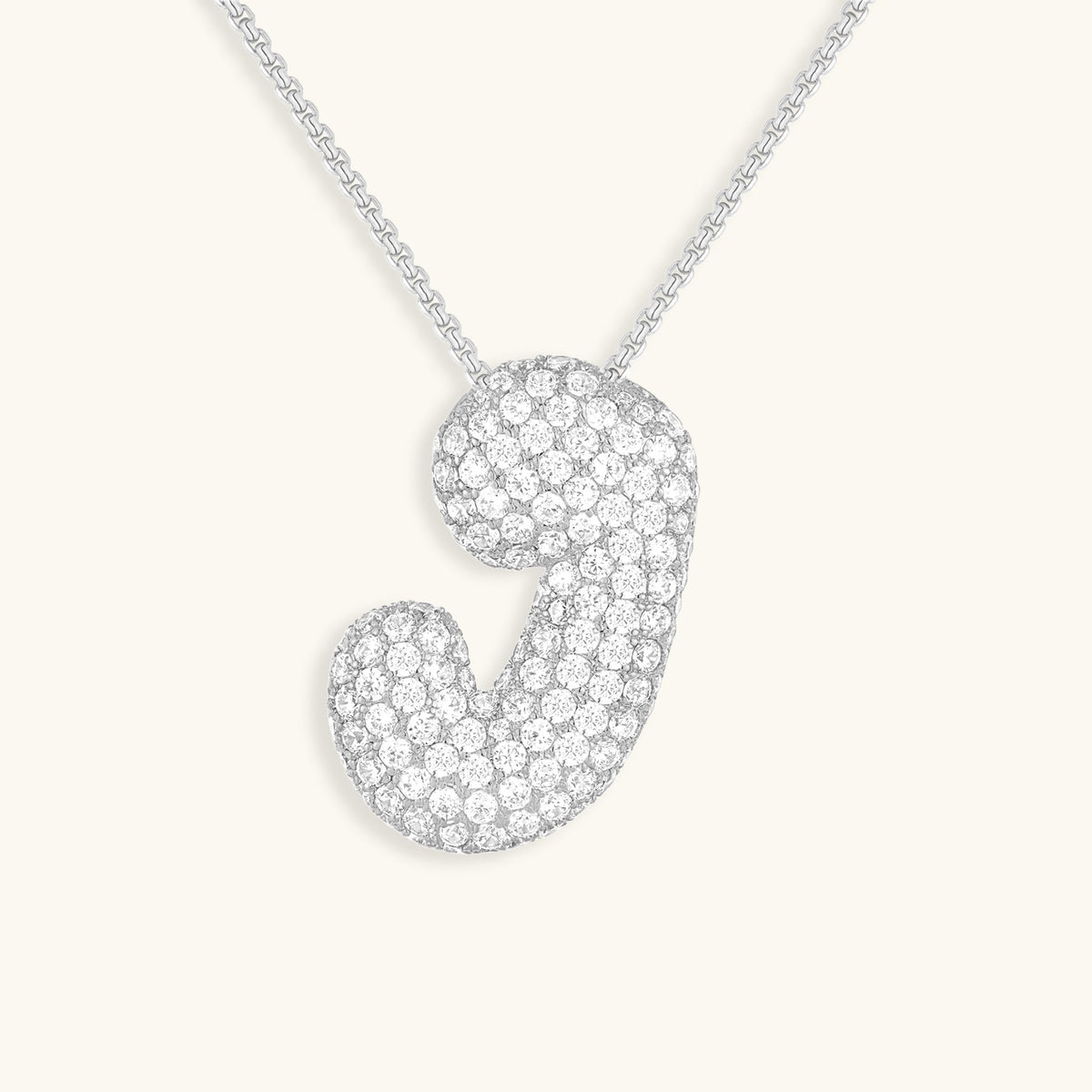 Avtoit | Bubble Initial-Diamond-Necklace