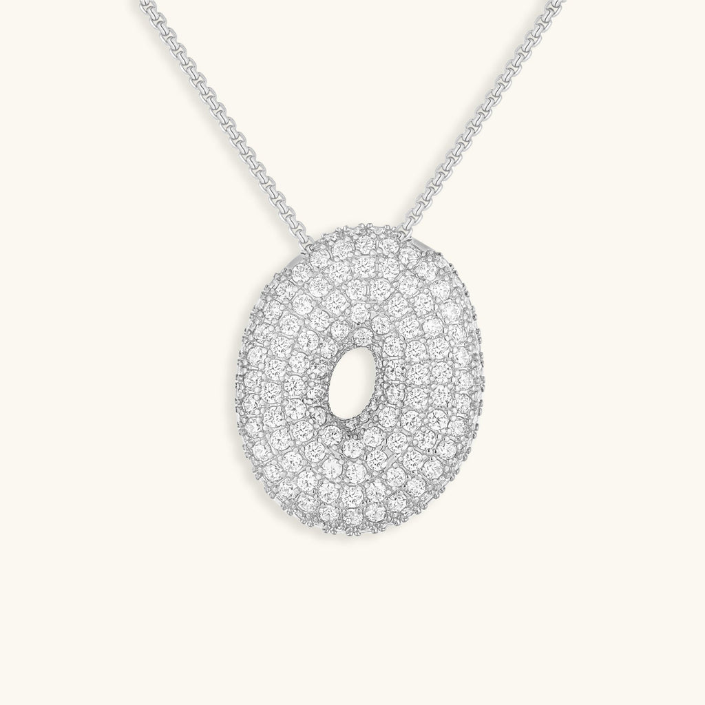 Avtoit | Bubble Initial-Diamond-Necklace