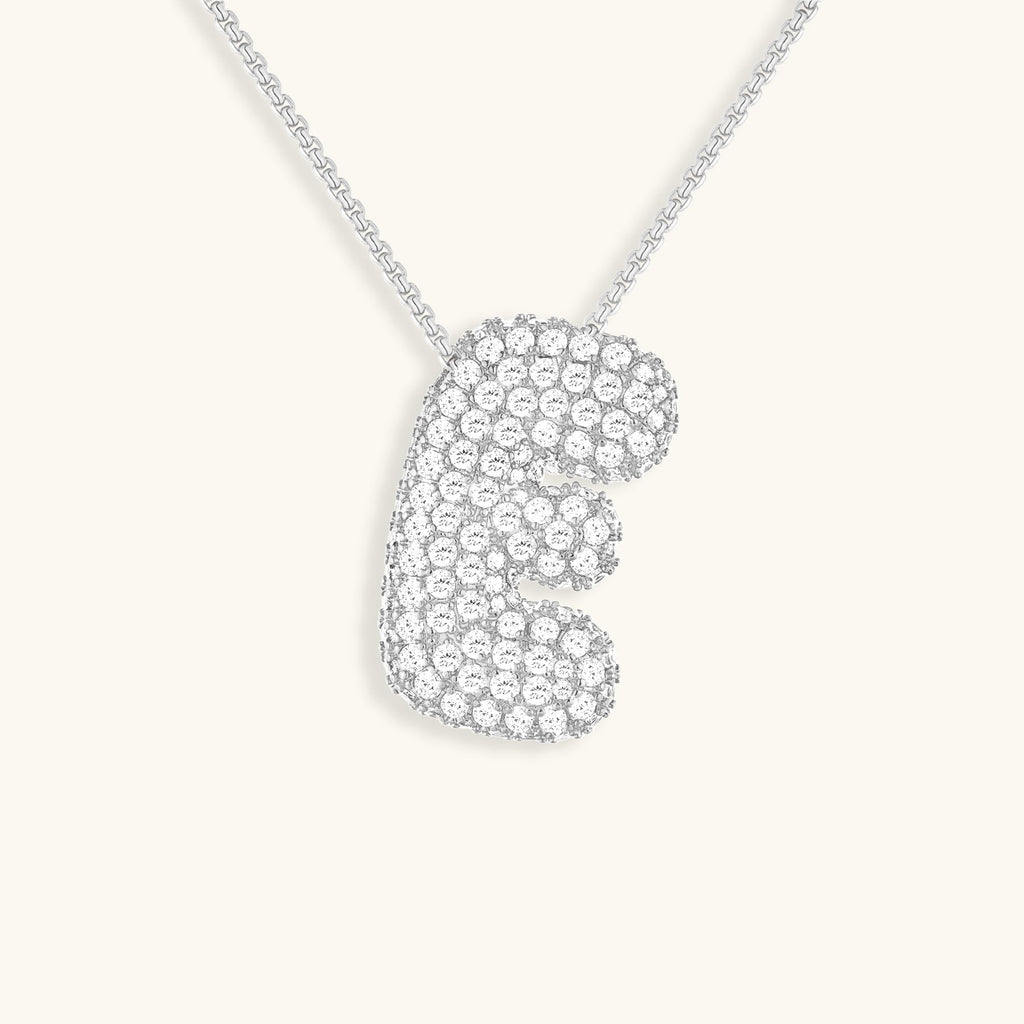 Avtoit | Bubble Initial-Diamond-Necklace