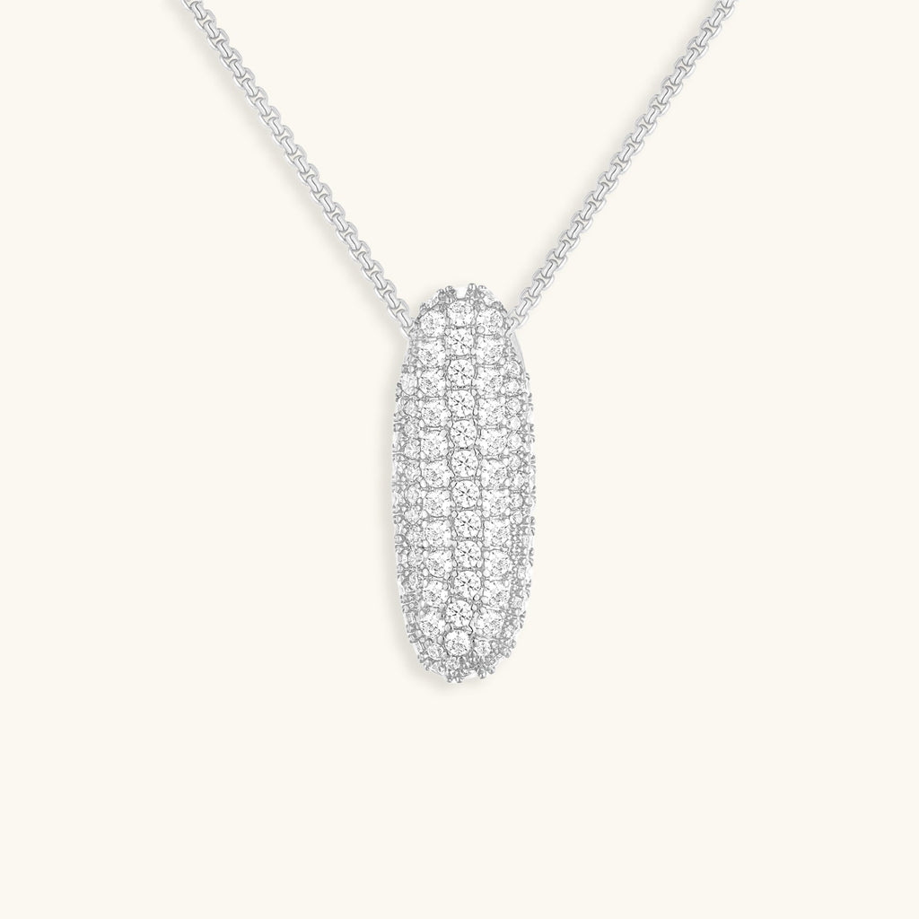 Avtoit | Bubble Initial-Diamond-Necklace