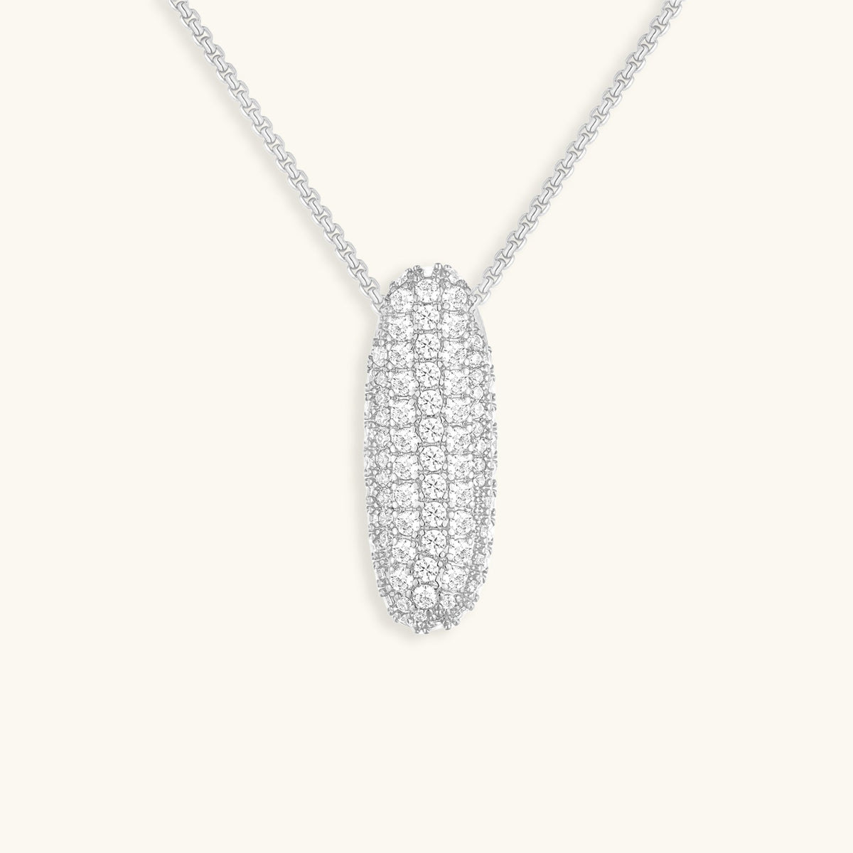 Avtoit | Bubble Initial-Diamond-Necklace