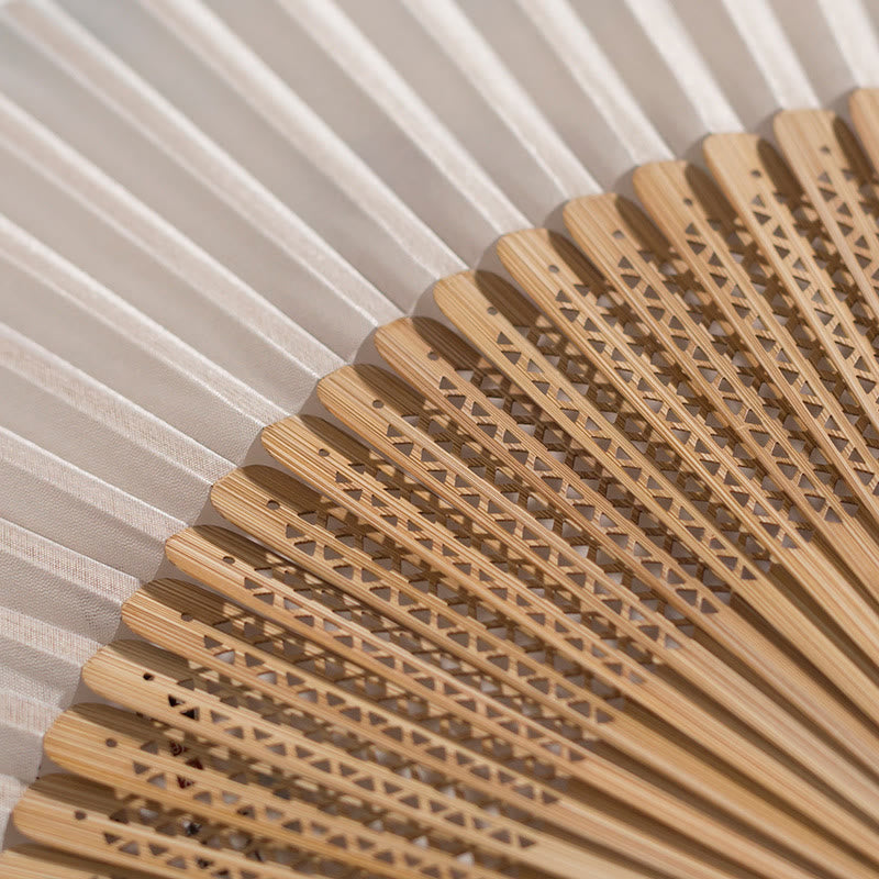Avtoit | Hand fan made of bamboo silk