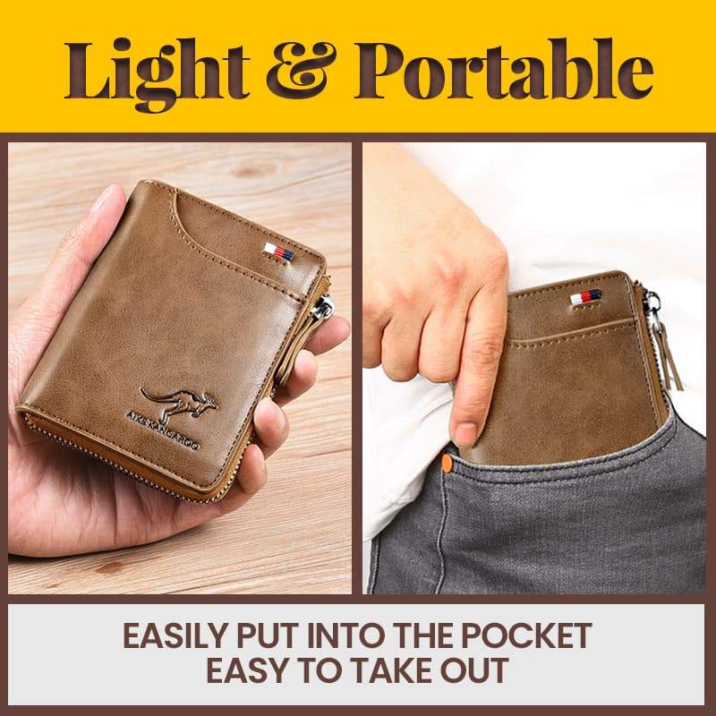 Avtoit | Men's Essentials-Multi-functional RFID Blocking Waterproof Durable PU Leather Wallet