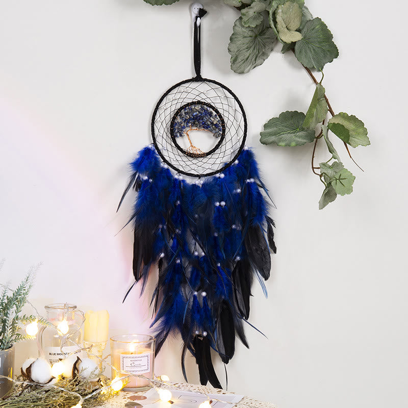 Avtoit | Crystal Tree of Life Feather Glow Dreamcatcher