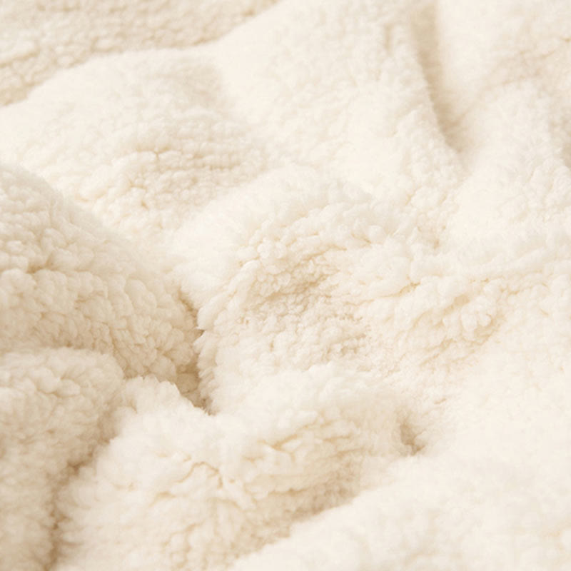 Avtoit | Solid thick double-sided velvet cube blanket