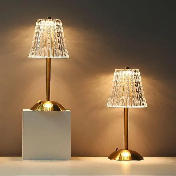 Avtoit | – Gold crystal table lamp
