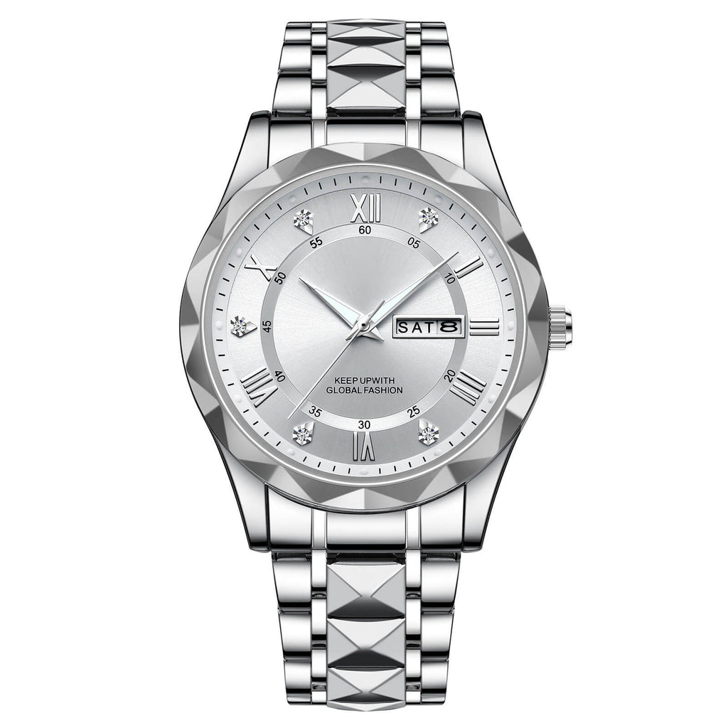 Avtoit | Waterproof Luminous Stainless Steel Two-tone Quartz Men's Watch
