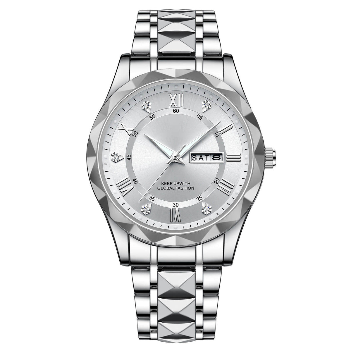 Avtoit | Waterproof Luminous Stainless Steel Two-tone Quartz Men's Watch