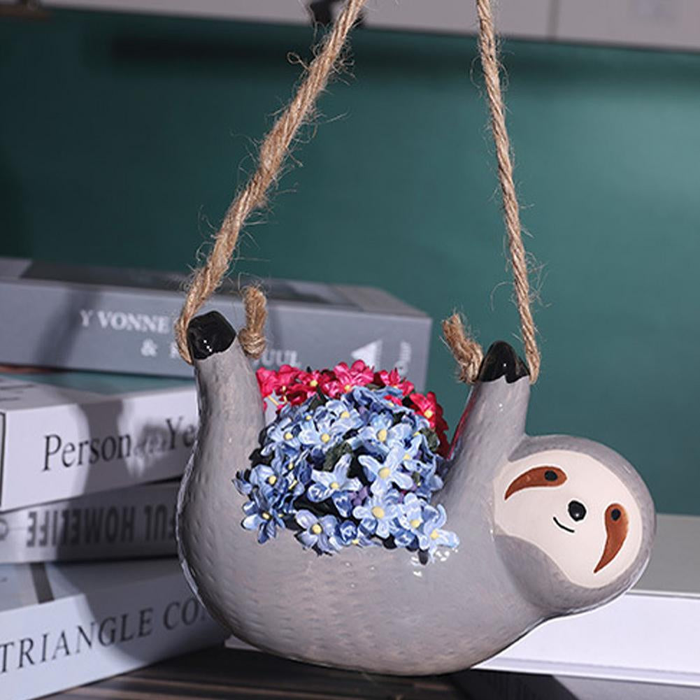 Avtoit | Ceramic Happy Sloth Flower Pot