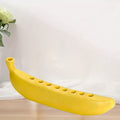 Avtoit | Innovative Ceramic Banana Decorative Candlestick - Fun Candlestick for Hanukkah, Unique Banana Theme Candlestick for Enthusiasts, Parties, Home Lighting, Also Suitable for Christmas, Valentine's Day, Easter, Thanksgiving, Hanukkah Festival Gifts