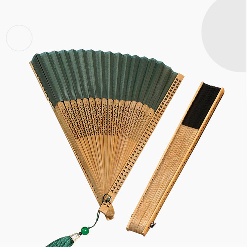 Avtoit | Hand fan made of bamboo silk