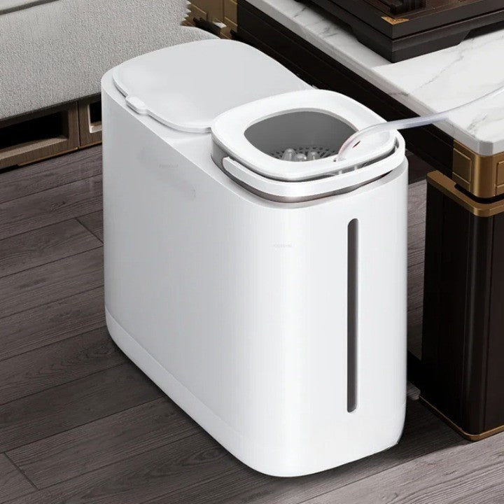 Avtoit | Dual Compartment Dry Wet Section Efficient Modern Home Trash Can