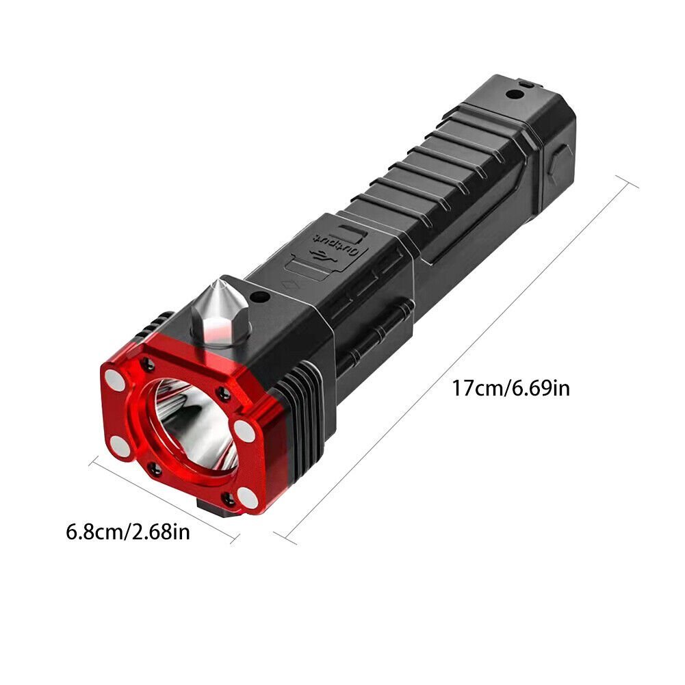 Avtoit | Super Bright Rechargeable LED Handheld Flashlight Portable Spotlight 4 Mode New