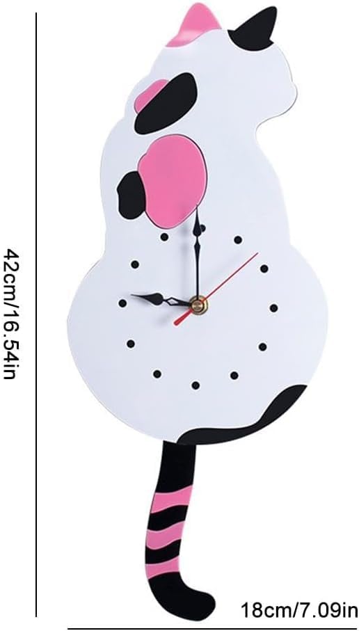 Avtoit | Creative Cute Cat Clock With A Movable Tail