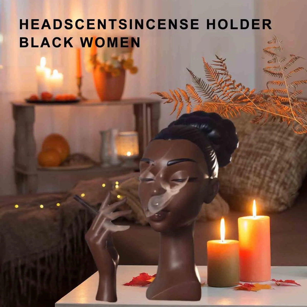 Avtoit | Head Incense Burner Black Woman
