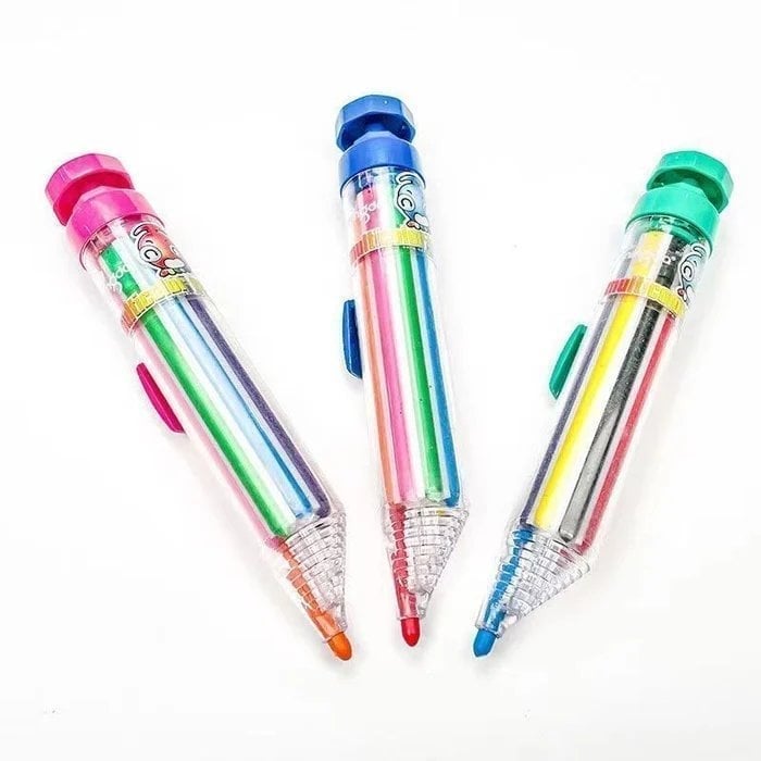 Avtoit | 8-in-1 Colored Pencil for Kids – Compact, safe, versatile